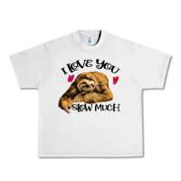 Valentine Sloth, I Love You Slow Much Urban Heavy Tee | Teevron