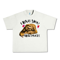Pistachio Valentine Sloth, I Love You Slow Much Urban Heavy Tee - Bettercallsaul