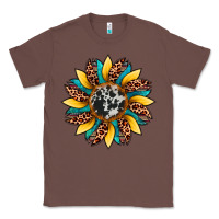 Chestnut sunflower cowhide leopard Classic Tee - Artiststas