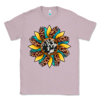 Lilac sunflower cowhide leopard Classic Tee - Artiststas