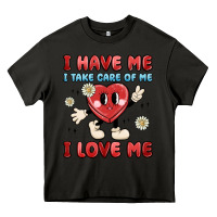 Asphalt i have me i take care of me i love me Heavy Core Tee - MaliasSmallBusiness