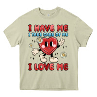 Mossy i have me i take care of me i love me Heavy Core Tee - MaliasSmallBusiness