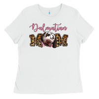White Dalmatian Mom Ladies Tee - Jasminsmagicworld
