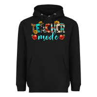 Black teacher mode Heavyweight Hoodie - BundleAndBundleShop