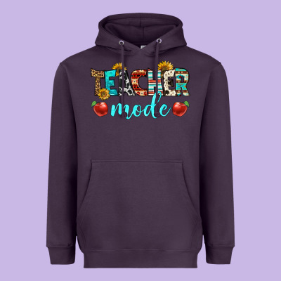 Teacher Mode Heavyweight Hoodie Designed By Bundleandbundleshop