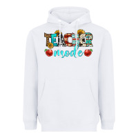 White teacher mode Heavyweight Hoodie - BundleAndBundleShop