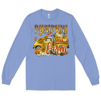 Colony Blue Pumpkin farm with truck Long Sleeve Tee - texasbilliewilder
