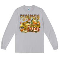 Moon Dust Pumpkin farm with truck Long Sleeve Tee - texasbilliewilder