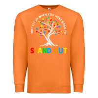 Carrot Why Fit In Autism Awareness Premium Sweatshirt - CowhideDigitalArt
