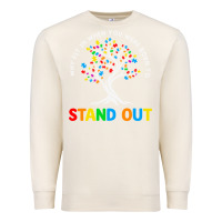 Sandshell Why Fit In Autism Awareness Premium Sweatshirt - CowhideDigitalArt