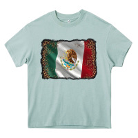 Arona mexico flag black glitter leopard Heavy Core Tee - AdoDesignShop
