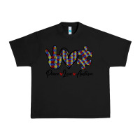 Black Peace Love Autism Urban Heavy Tee - Bettercallsaul