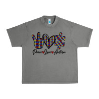 Tornado Peace Love Autism Urban Heavy Tee - Bettercallsaul