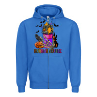 True Royal Horror Coffee Zipper Hoodie - FaDigitalArtStudio
