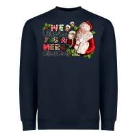 Navy we whiskey you a merry christmas Heavyweight Sweatshirt - CowGirlArtShop