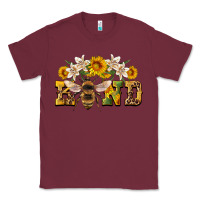 Burgundy bee kind Classic Tee - Artiststas