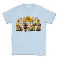Dusty Blue bee kind Classic Tee - Artiststas