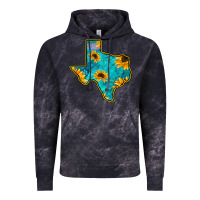 Cloud Black Sunflower Turquoise Texas Vintage Hoodie - Bettercallsaul