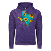 Cloud Purple Sunflower Turquoise Texas Vintage Hoodie - Bettercallsaul