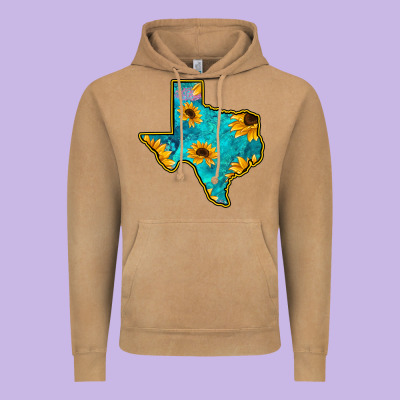 Sunflower Turquoise Texas Vintage Hoodie Designed By Bettercallsaul