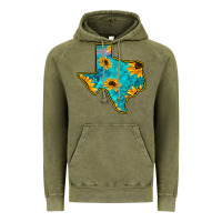 Vintage Olive Sunflower Turquoise Texas Vintage Hoodie - Bettercallsaul