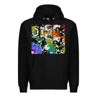 Black rainbow pride cowhide tumbler Premium Hoodie - FaDigitalArtStudio