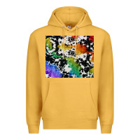 Mustard rainbow pride cowhide tumbler Premium Hoodie - FaDigitalArtStudio