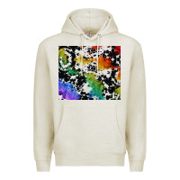 Oatmeal Heather rainbow pride cowhide tumbler Premium Hoodie - FaDigitalArtStudio