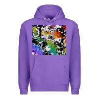 Purple rainbow pride cowhide tumbler Premium Hoodie - FaDigitalArtStudio
