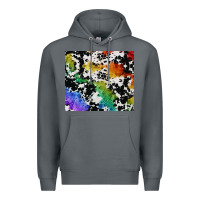 Rock rainbow pride cowhide tumbler Premium Hoodie - FaDigitalArtStudio