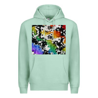Seafoam rainbow pride cowhide tumbler Premium Hoodie - FaDigitalArtStudio