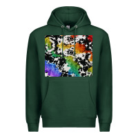 Sports Green rainbow pride cowhide tumbler Premium Hoodie - FaDigitalArtStudio