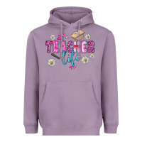 Lavender teacher life Heavyweight Hoodie - BundleAndBundleShop