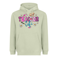Matcha teacher life Heavyweight Hoodie - BundleAndBundleShop
