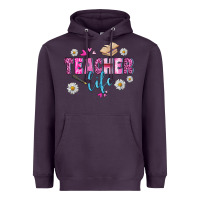 Plum teacher life Heavyweight Hoodie - BundleAndBundleShop