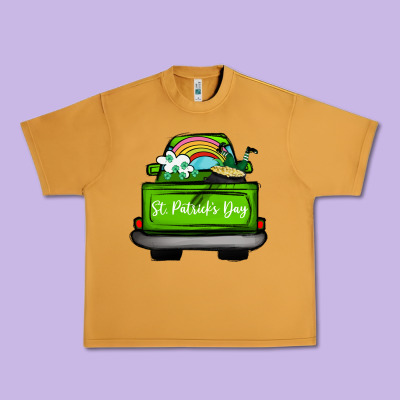 St Patrick's Day Truck Urban Heavy Tee Designed By Bettercallsaul
