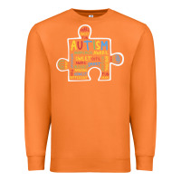 Carrot Autism Puzzle Piece Words Autistic Premium Sweatshirt - CowhideDigitalArt