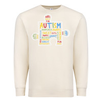 Sandshell Autism Puzzle Piece Words Autistic Premium Sweatshirt - CowhideDigitalArt