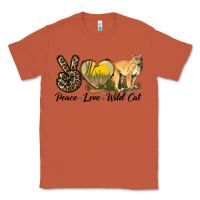 Copper Peace Love Wild cat Classic Tee - LillyAllenDesigns