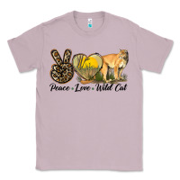 Peace Love Wild Cat Classic Tee | Teevron