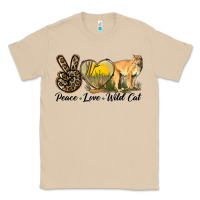 Mushroom Peace Love Wild cat Classic Tee - LillyAllenDesigns