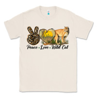 Natural Peace Love Wild cat Classic Tee - LillyAllenDesigns