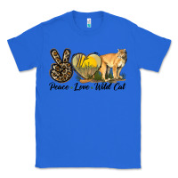 True Royal Peace Love Wild cat Classic Tee - LillyAllenDesigns