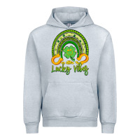 Heather Grey lucky vibes Urban Hoodie - Artiststas