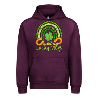 Mauve Wine lucky vibes Urban Hoodie - Artiststas