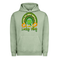 Pigment Oil Green lucky vibes Urban Hoodie - Artiststas