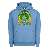 Pigment Pebble Blue lucky vibes Urban Hoodie - Artiststas
