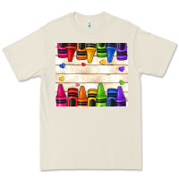 Bone custom teacher name crayons Premium Tee - NancyCooperArtShop