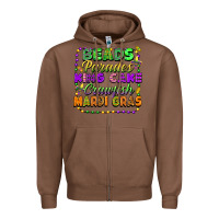 Chestnut Beads parades king cake crawfish Mardi Gras Zipper Hoodie - FaDigitalArtStudio