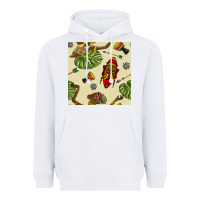 White african woman and mask seamless pattern Heavyweight Hoodie - BundleAndBundleShop